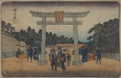 THREE JAPANESE BLOCK PRINTSThr