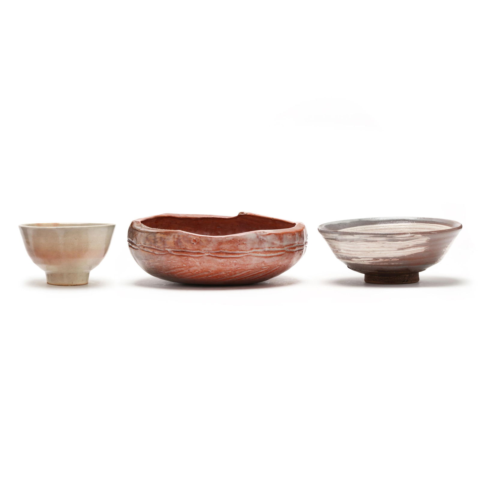 THREE JAPANESE BOWLS FOR TEA