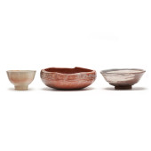 THREE JAPANESE BOWLS FOR TEA C