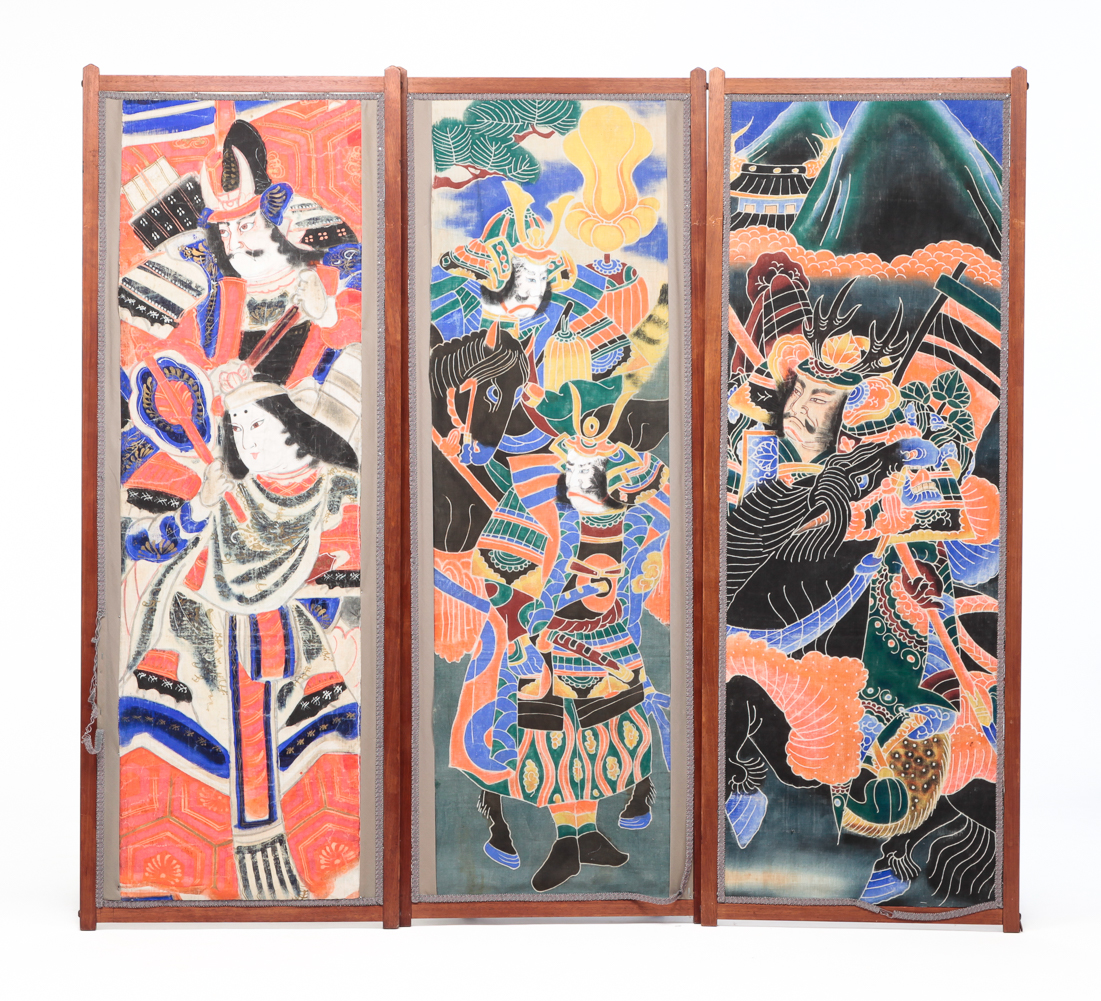 THREE JAPANESE BOY'S DAY BANNER