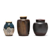 THREE JAPANESE CERAMIC TEA CAD