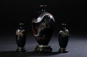 THREE JAPANESE CLOISONN? ENAME