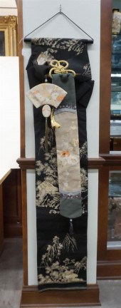 THREE JAPANESE CLOTH HANGINGST