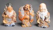 THREE JAPANESE ENAMEL DECORATE