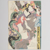 THREE JAPANESE EROTIC WOODCUTS