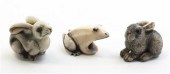 Three Japanese Ivory Articles