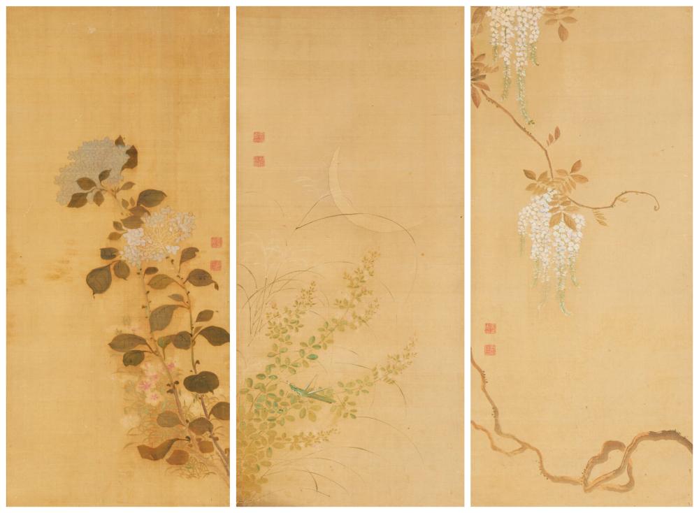 THREE JAPANESE MEIJI PERIOD