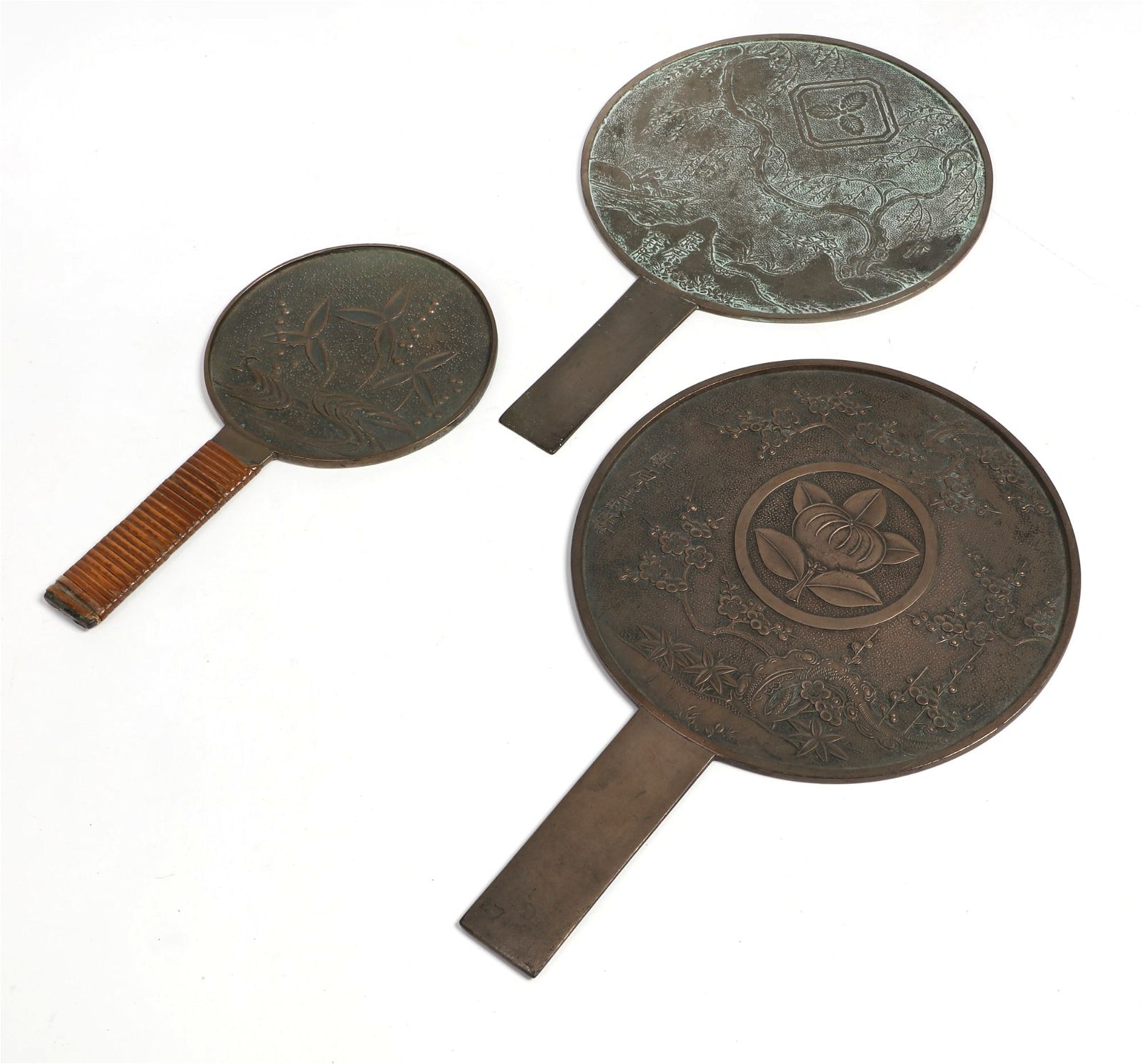 THREE JAPANESE MIRRORSThree