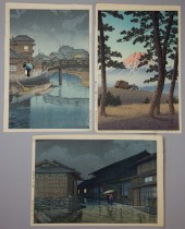 THREE JAPANESE MODERN PRINTS B