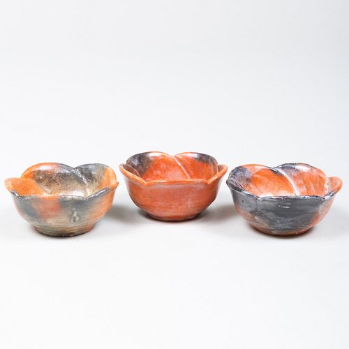 THREE JAPANESE ROKUBEI PORCELAIN