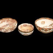 Three Japanese Satsuma Florifo