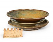 THREE JAPANESE STUDIO CERAMIC