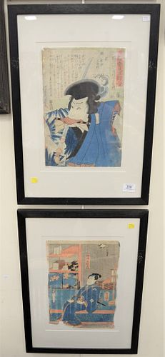 THREE JAPANESE WOODBLOCK PRINTS