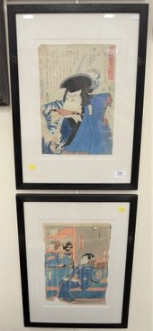 THREE JAPANESE WOODBLOCK PRINT