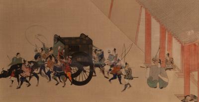 Three Japanese woodblock prints,