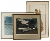 THREE JAPANESE WOODBLOCK PRINT