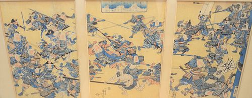 THREE JAPANESE WOODBLOCKS,