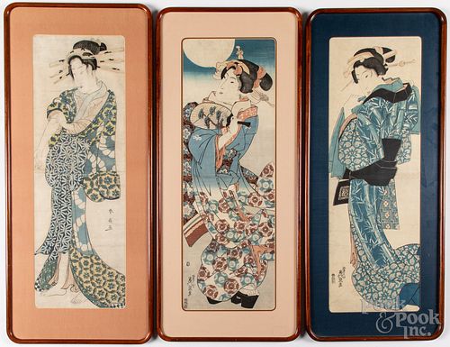 THREE JAPANESE WOODBLOCKSThree