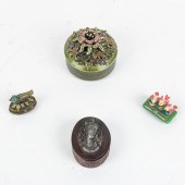 THREE JAY STRONGWATER ENAMELED