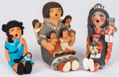 THREE JEMEZ INDIAN POTTERY STO
