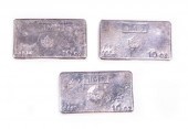 THREE JOHNSON MATTHEY 10 OZ. P
