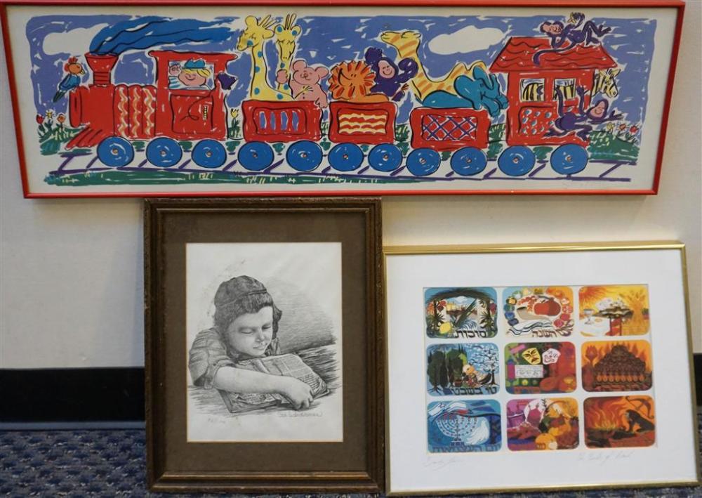 THREE JUDAICA PRINTSThree Judaica