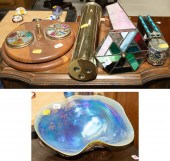 THREE KALEIDOSCOPES; ART GLASS