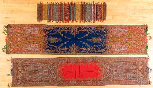 THREE KASHMIR PAISLEY SHAWLS,