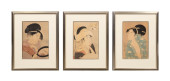 THREE KITAGAWA UTAMARO 'BEAUTI