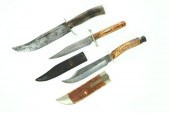 THREE KNIVES.  American and En