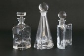 THREE KROSNO POLAND CRYSTAL DE