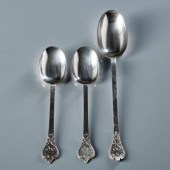 THREE LACE BACK SILVER TREFID