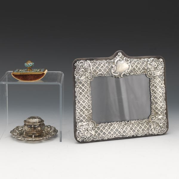 THREE LADIES’ DESK ACCESSORIES,