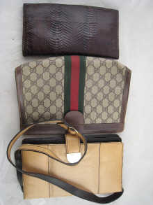 Three lady's handbags including one