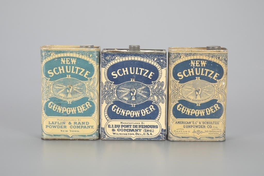 THREE LAFLIN & RAND POWDER