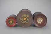 THREE LAFLIN & RAND POWDER TIN