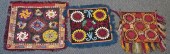 THREE LAKAI UZBEK EMBROIDERED