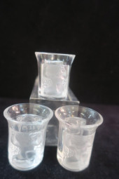 THREE LALIQUE "ENFANTS" CHERUB