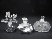 Three Lalique French crystal p