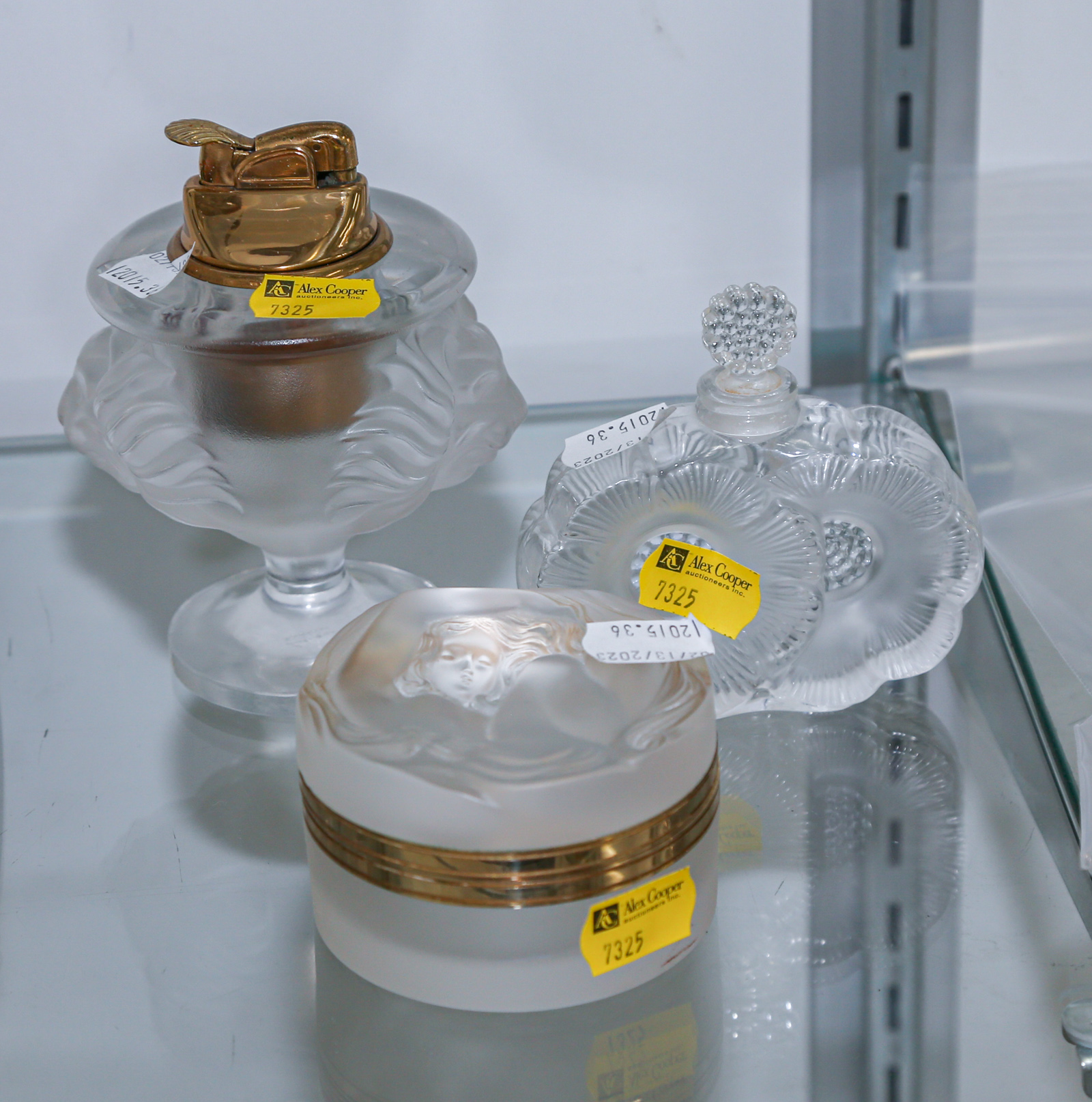 THREE LALIQUE ITEMS Including