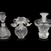Three Lalique Perfume Bottles