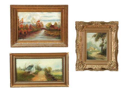 THREE LANDSCAPES (AMERICAN /