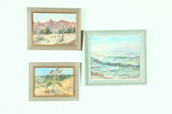 THREE LANDSCAPES BY CHRISTINA