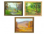 THREE LANDSCAPES BY WILLIAM CA