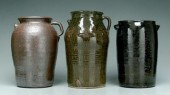 Three Lanier Meaders jars (Whi