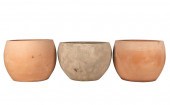 THREE LARGE ITALIAN TERRACOTTA