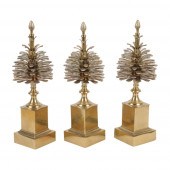 THREE LARGE MOTTAHEDEH GILT BR