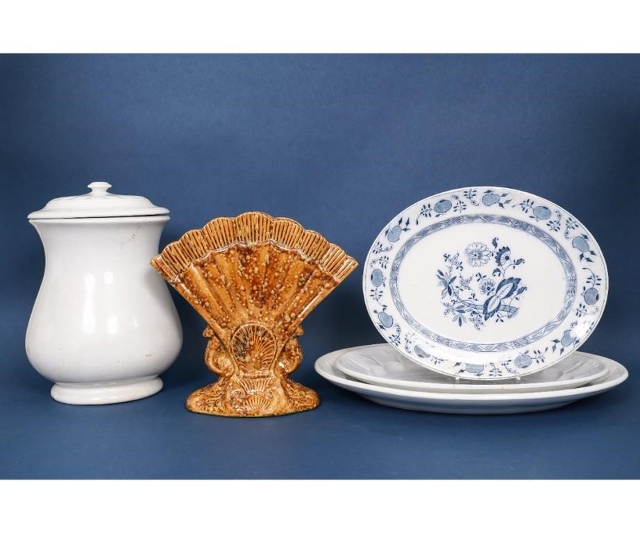 Three large platters including a