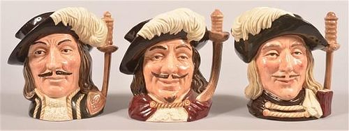THREE LARGE ROYAL DOULTON CHARACTER