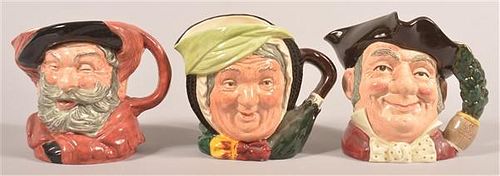 THREE LARGE ROYAL DOULTON CHARACTER
